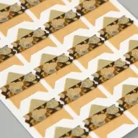 Набор уголков с кармашком для фотографий 24 уголка "Цветы. Винтаж" МИКС 12,5х9 см