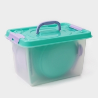 Набор посуды для пикника &laquo;Весёлая компания&ndash; 2&raquo;, на 4 персоны, 41 предмет, пластик, МИКС