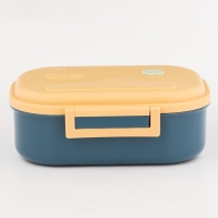 Ланч бокс в школу, контейнер для еды, 1.05 л, с приборами, 20 х 15 х 7,5 см