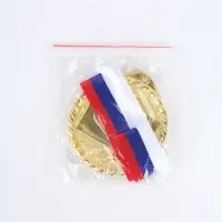 Медаль под нанесение 050, диам. 7 см. Цвет зол. С лентой