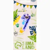 Свеча для торта цифра 7 &laquo;Зверюшки&raquo;, 5 см