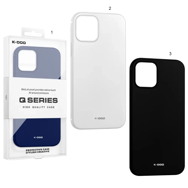Чехол iPh 12 Pro Max Qseries K-DOO