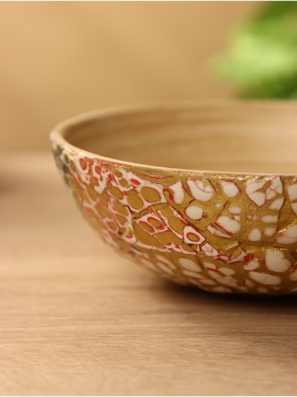 Миска 15х15х6 см, бамбук