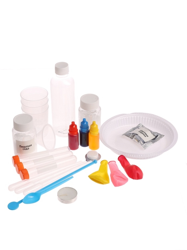 ЭВРИКИ Набор для опытов "Моя первая лаборатория", машинка, 60 опытов