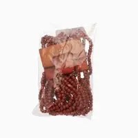 Браслет плетёный 20х5 см, цв. коричневый