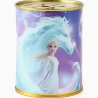 Копилка металлическая, 9.5 см&times;7.5 см&times;7.5 см &laquo;Зимняя принцесса&raquo;