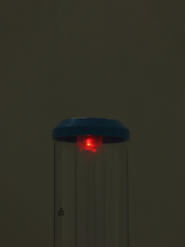 Башня пивная TowerRocket, 3 л, ёмкость для льда, подсветка, пластик, голубая