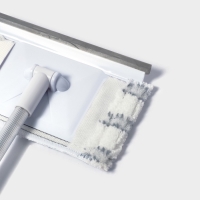 Щётка для окон Raccoon, телескопическая алюминиевая ручка 59(103) см, водосгон 20,5 см, насадка из микрофибры 20,5&times;12 см