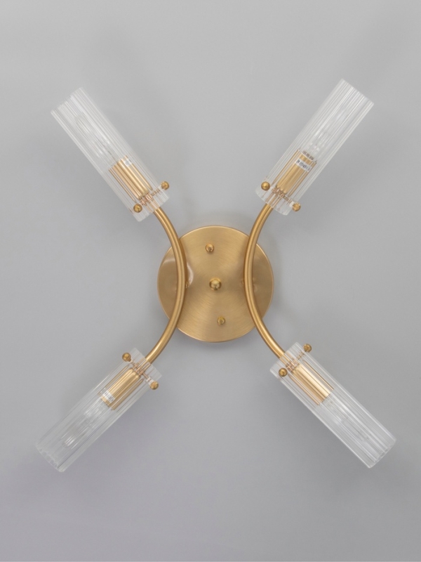 Люстра "Рико" 4х40Вт Е27 бронза 46х40х18см