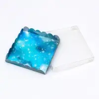 Коробка для печенья, &laquo;Зимний лес&raquo;, 18&times;18&times;3 см, Новый год