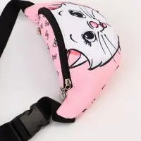 Сумка поясная детская для девочки &laquo;Кошечка&raquo;, 25&times;6&times;13 см