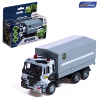Грузовик металлический &laquo;КАМАЗ. ОМОН&raquo;, инерционный, 1:54, цвет серый