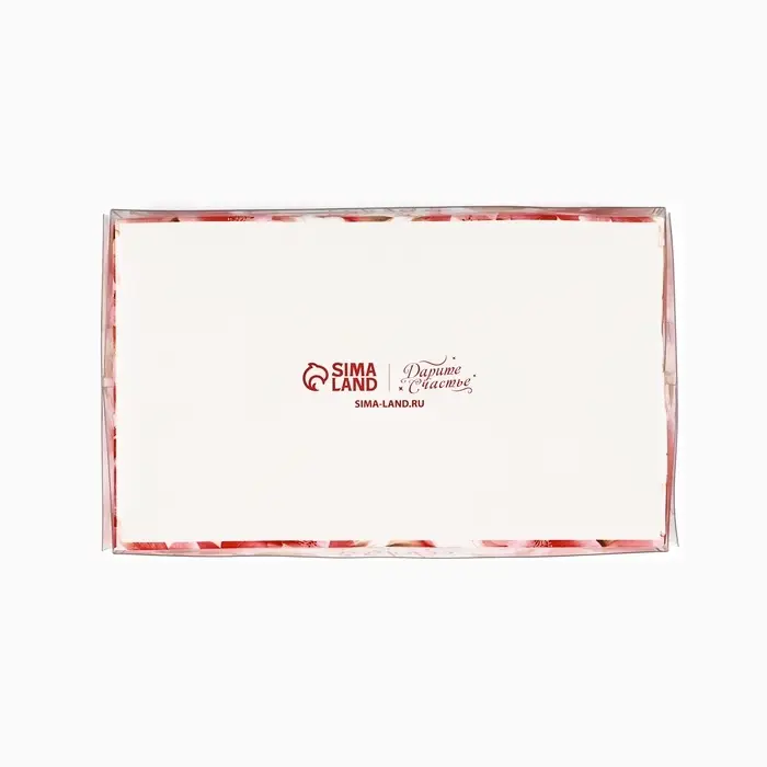 Коробка под 2 конфеты с ячейками &laquo;От всего сердца&raquo;, 10 х 6 х 3 см