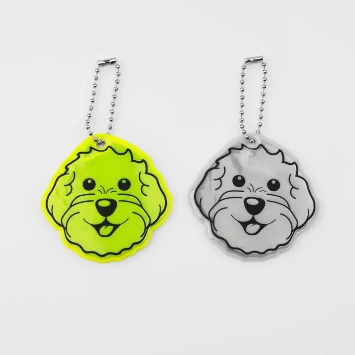 Светоотражающий элемент &laquo;Морда&raquo;, двусторонний, 5.9&times;6 см, МИКС