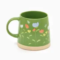 Кружка чайная керамическая &laquo;Полевые цветы&raquo;, 360 мл, ручная работа