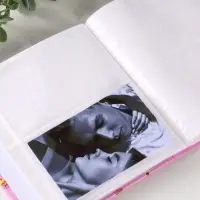 Фотоальбом 200 фото 10X15см, "Три пуговки", розовый, ПП карм.