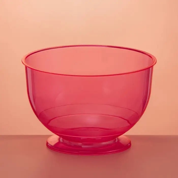 Креманка пластиковая одноразовая &laquo;Кристалл&raquo;, 200 мл, красная