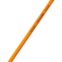 Набор карандашей чернографитных 12 штук, Calligrata Classic, с ластиком, заточенные, пластик, трехгранные, оранжевые