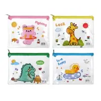 Папка на молнии А5 "Зверушки", МИКС