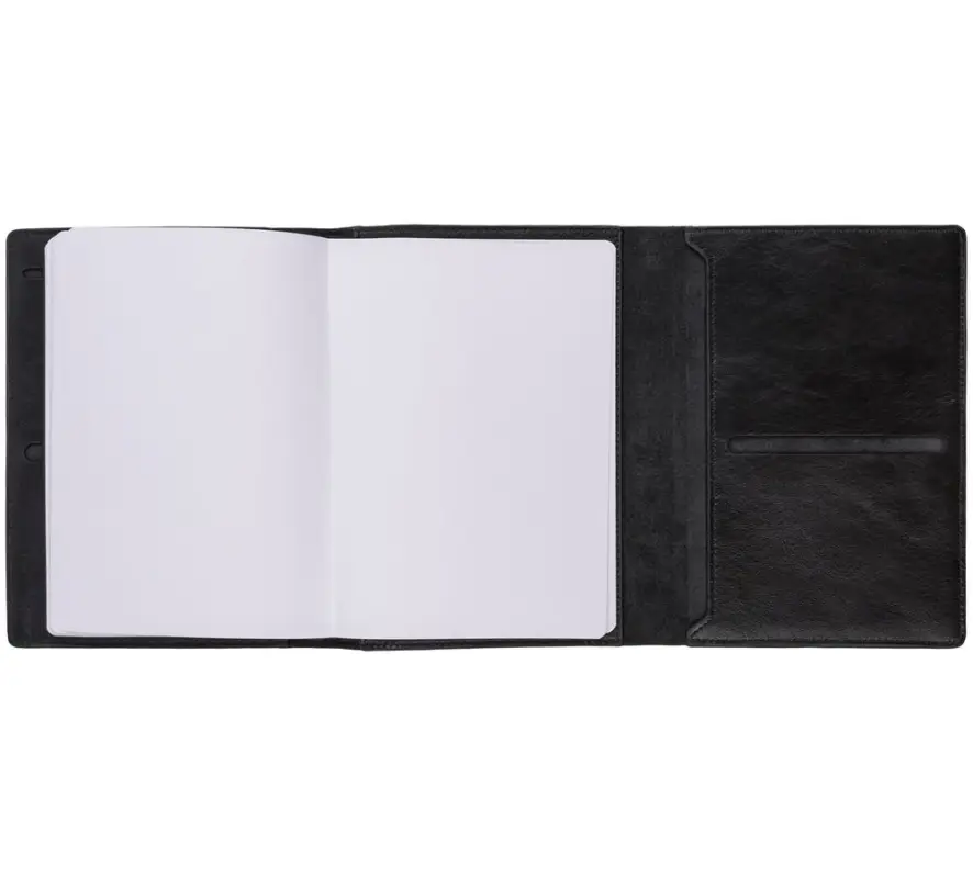 Ежедневник-портфолио Napoli, недатированный, черный