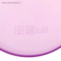 Кашпо &laquo;Цветы&raquo;, 1,6 л, 14 х 14 см