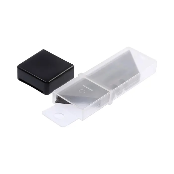 Лезвия для ножей ТУНДРА, трапециевидные, 19 мм, 10 шт.