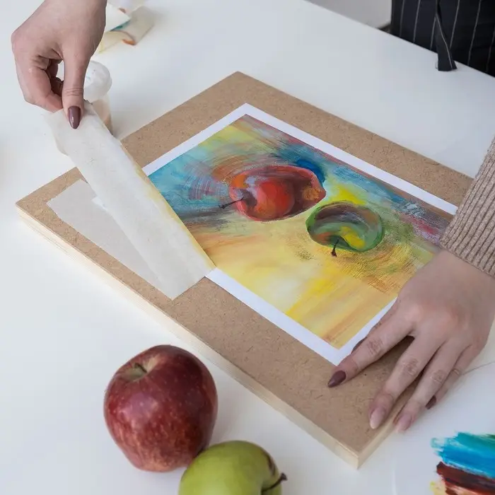 Лента малярная ТУНДРА, самоклеящаяся, бумажная основа, 120 мкм, 24 мм &times; 25 м