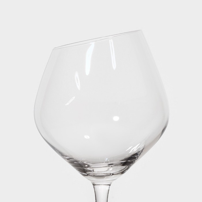 Бокал для вина стеклянный Magistro &laquo;Иллюзия&raquo;, 550 мл, 10&times;24 см, цвет прозрачный