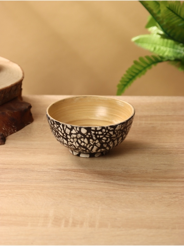 Миска 12х12х6 см, бамбук