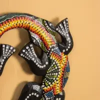 Панно настенное &laquo;Пара ящериц&raquo;, 33&times;33&times;1 см, МДФ, МИКС