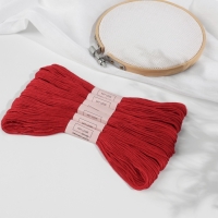 Набор ниток мулине №321, 8 &plusmn; 1 м, 6 шт, цвет тёмно-красный