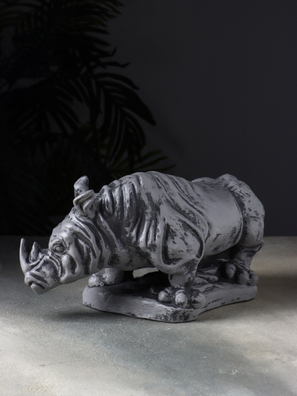 Копилка "Носорог" 32х19х16 см, серый