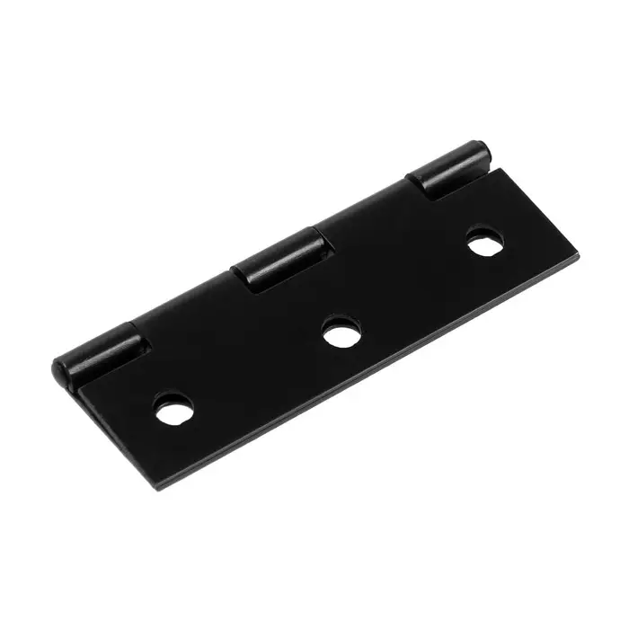 Петля накладная ТУНДРА, 60&times;37&times;0.9 мм, чёрная, 2 шт.