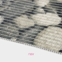 Коврик для дома Доляна &laquo;Галька&raquo;, 40&times;65 см, цвет серый