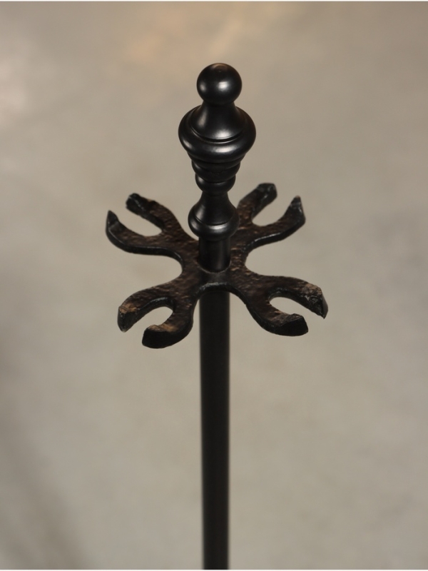 Каминный набор "Тепло" сталь, 4 предмета, 12х12х54 см