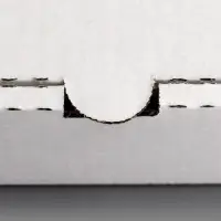 Коробка для пирога, белая, 45 х 33 х 6 см