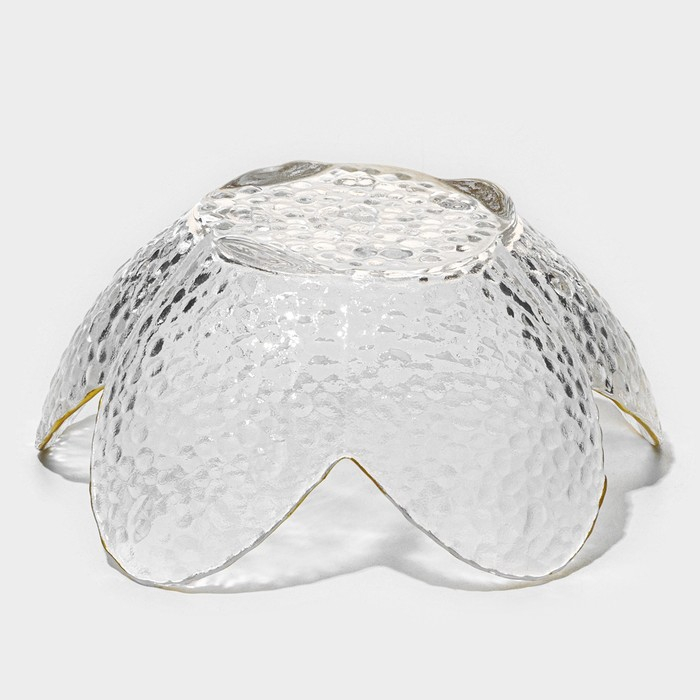 Салатник стеклянный фигурный &laquo;Цветок&raquo;, 150 мл, 12&times;5 см