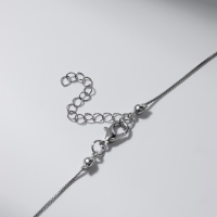 Кулон &laquo;Нежность&raquo; на цепочке, цвет розовый в серебре, 45 см