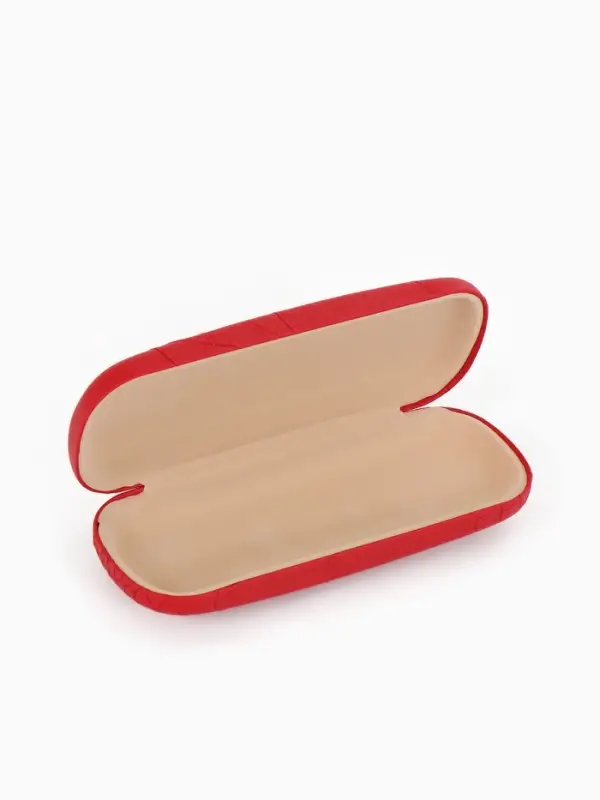 Футляр для очков Июнь2503, 16*5,8*3 см, хлопушка, красный