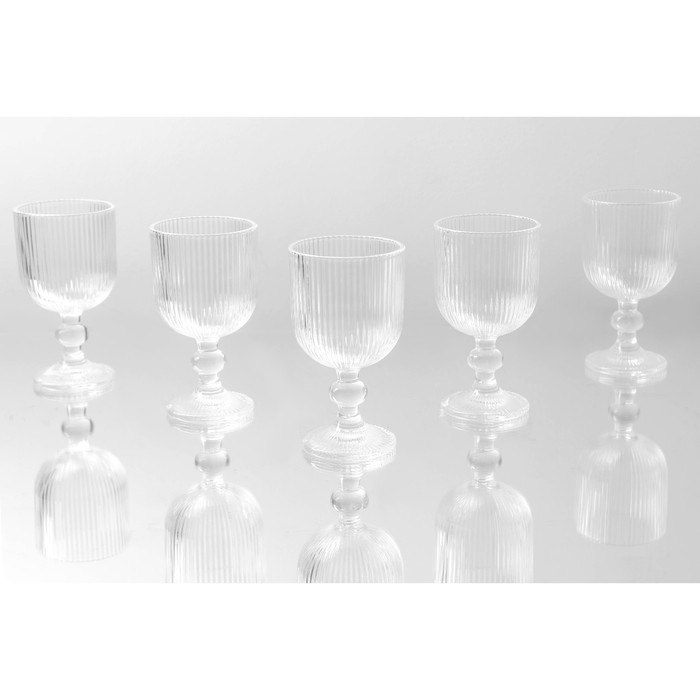 Бокал из стекла для вина Magistro &laquo;Грани&raquo;, 250 мл, 8&times;14,5 см, цвет прозрачный