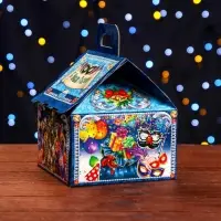 Подарочная новогодняя коробка &laquo;Маскарад&raquo;, упаковка, 12&times;12&times;16.8 см