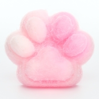 Сквиш антистресс - игрушка &laquo;Таба лапка&raquo;, с пушистой посыпкой, МИКС