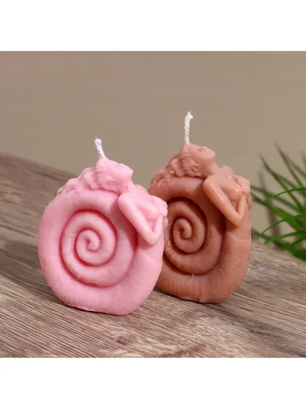 Свеча "Русалка" 6,5х4х8 см, соевый воск МИКС