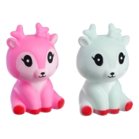 Набор резиновых игрушек для ванны &laquo;Оленята&raquo;, 2 шт, цвет МИКС, Крошка Я