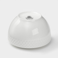 Сахарница фарфоровая с крышкой Wilmax &laquo;Юлия Высоцкая&raquo;, 340 мл, цвет белый