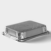 Набор форм из фольги для запекания и выпечки Доляна, 1,04 л, 22,5&times;18&times;4,5 см, 2 шт