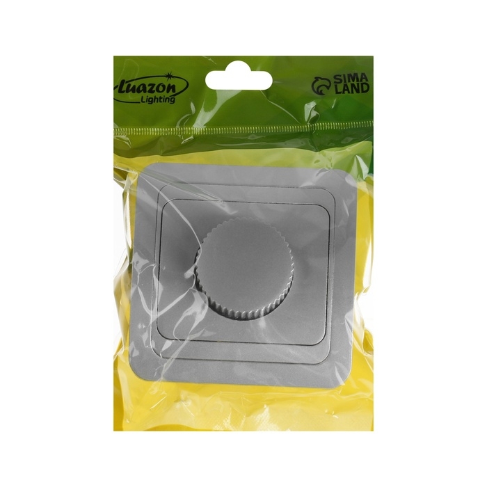 Диммер Luazon Lighting "Орион", 10 А, скрытый, серебристый