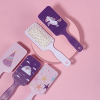 Расчёска массажная, 5,4 &times; 17,8 см, рисунок МИКС