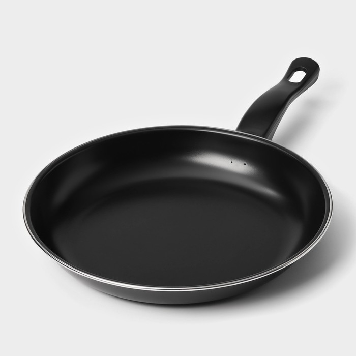 Набор сковород &laquo;Жаклин&raquo;, 3 предмета: 20/25/30&times;4 см, антипригарное покрытие, цвет чёрный