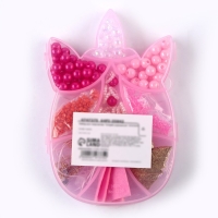 Набор бусин для украшения &laquo;Единорожка&raquo;, с леской, с цепочкой, с декоративными элементами, 4+